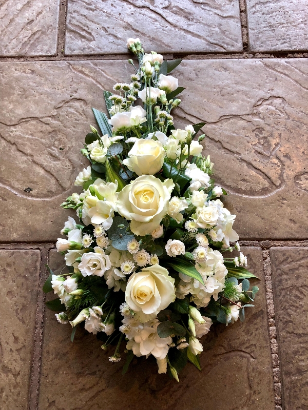 Single Ended Spray White and Green